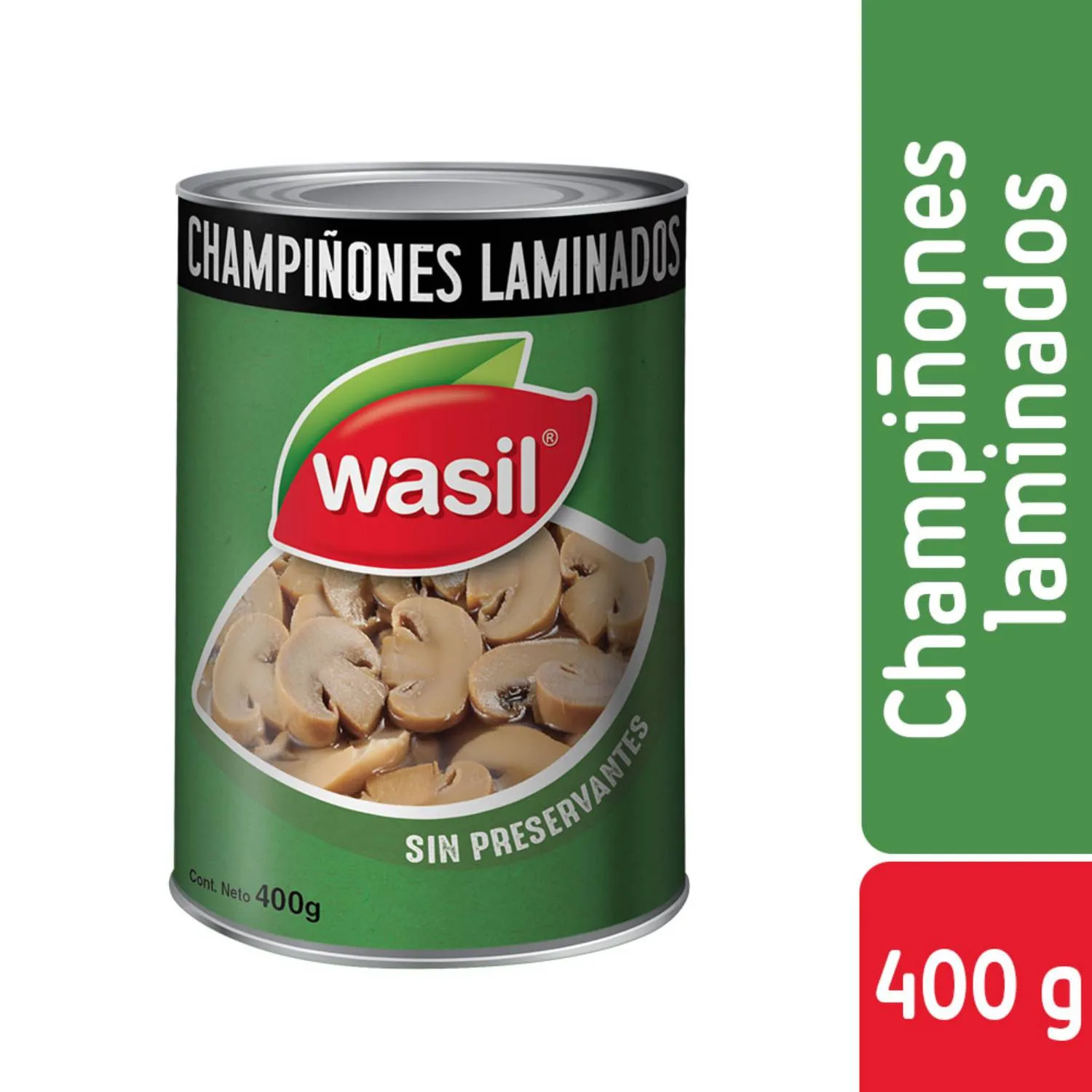 Wasil Champiñones Laminados 400 g
