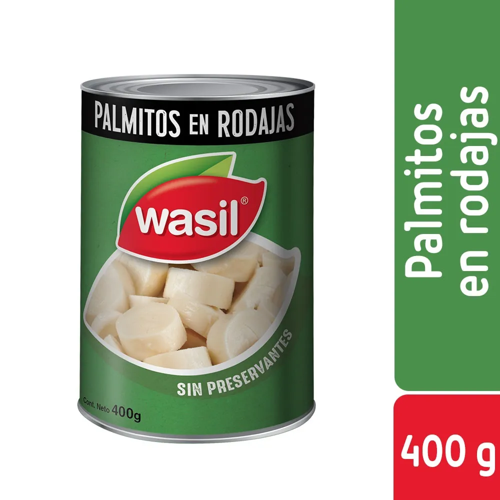 Wasil Palmitos Rodajas 400 g