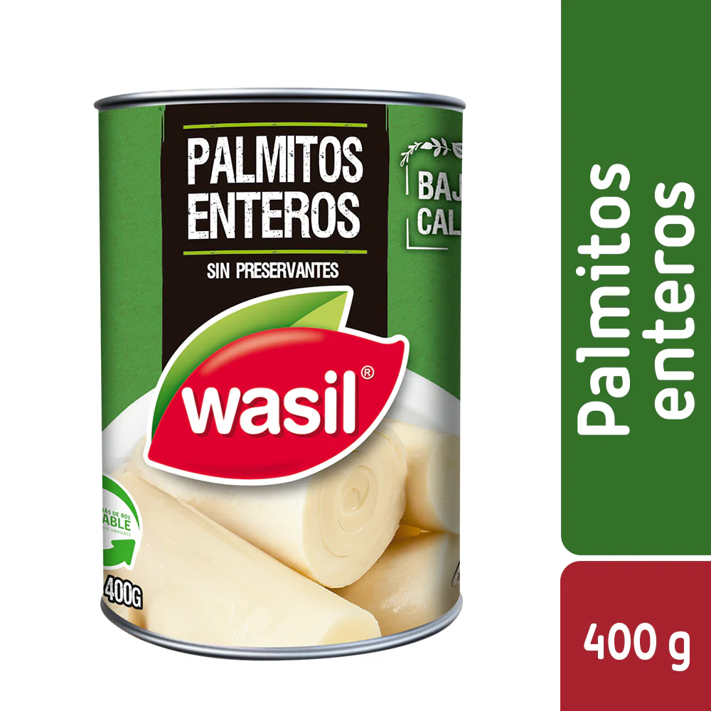 Wasil Palmitos Enteros 400 grs.