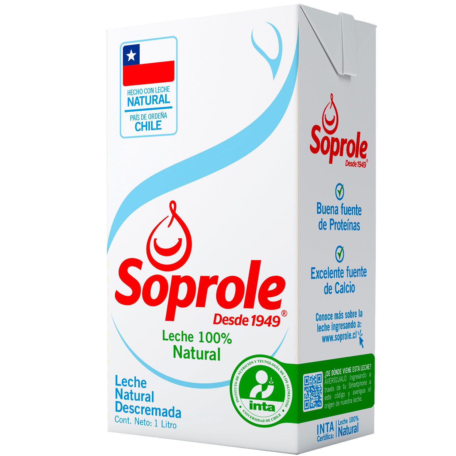 Leche Descremada Soprole 1 lt.