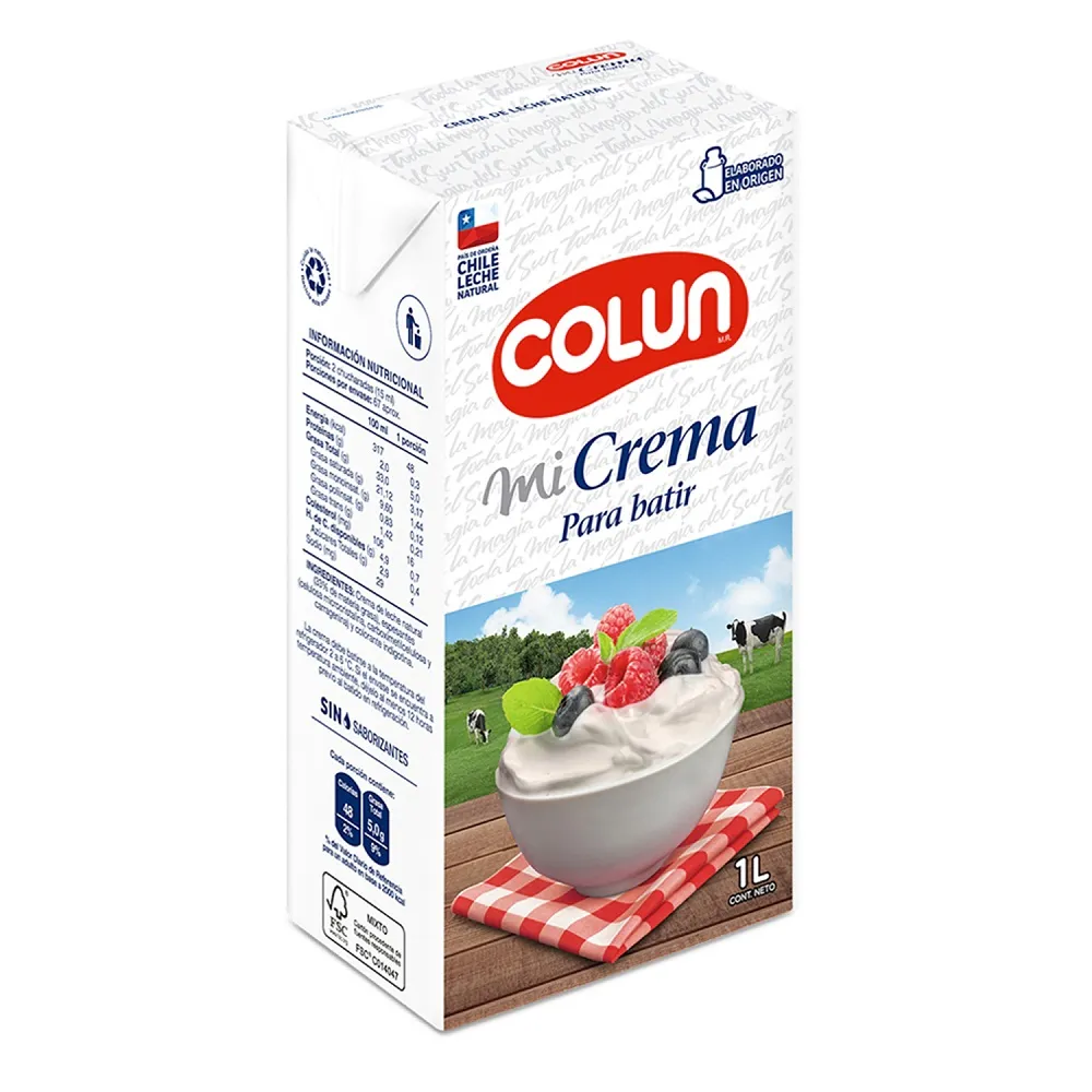 Crema Colun Largavida 1 L