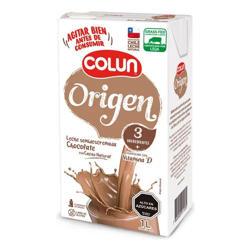 Leche Colun Chocolate Original 1 lt.