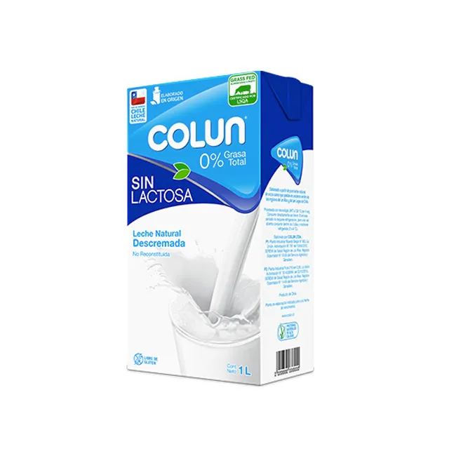 Leche Colun Descremada sin Lactosa 1 L