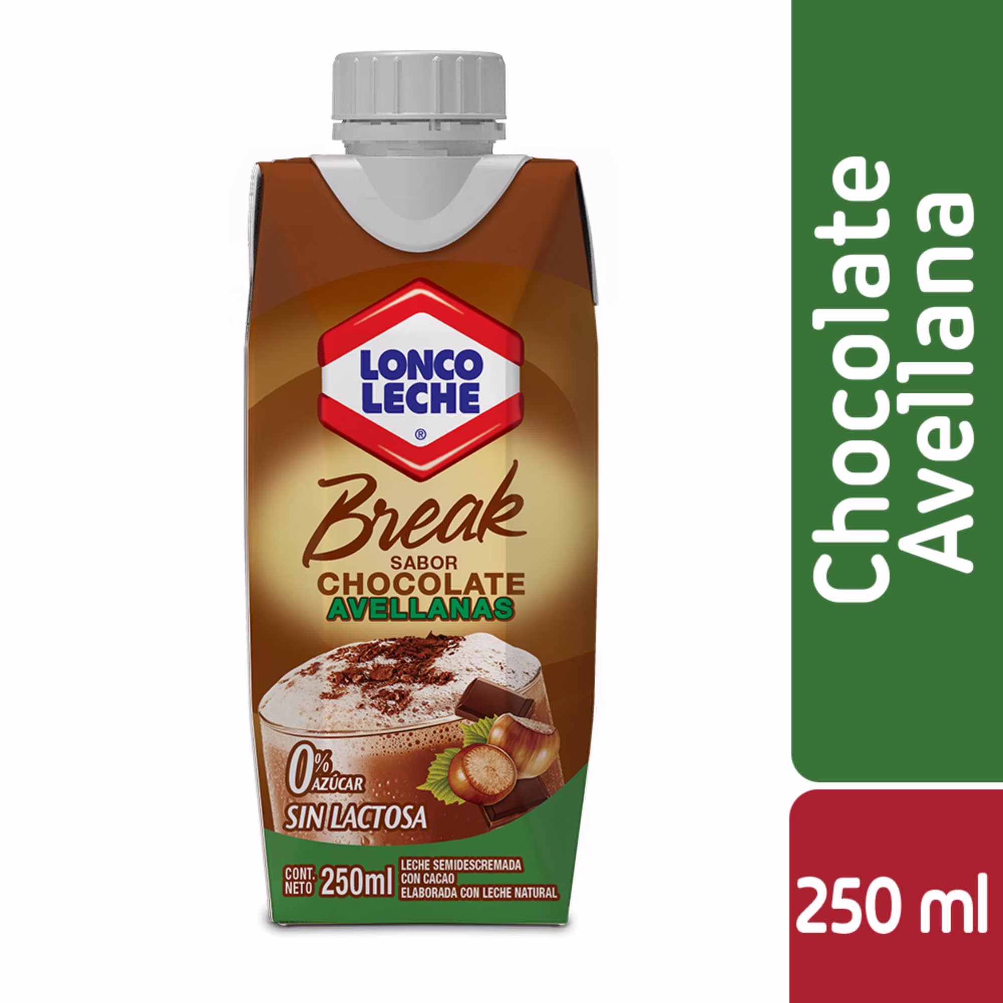 Leche Break Chocolate Avellana Loncoleche 250 ml