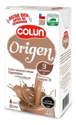 Leche Colun Chocolate Origen 1 lt.