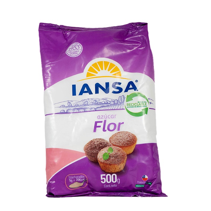 Azúcar Flor Iansa 500 grs.