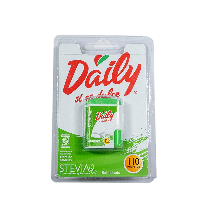 Endulzante Daily Tabuligth con Stev 110 Tabletas.