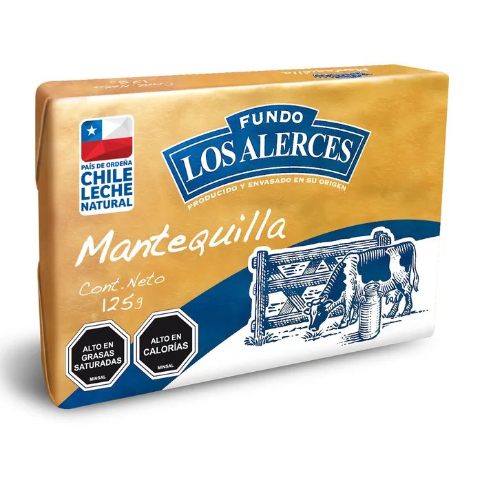Mantequilla Los Alerces 125 grs.