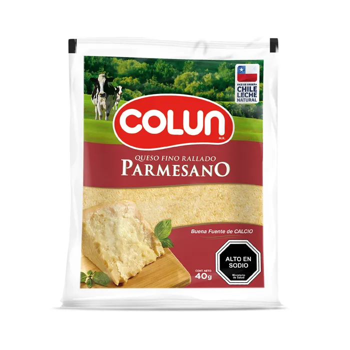 Queso Rallado Colun Parmessano 40 grs.