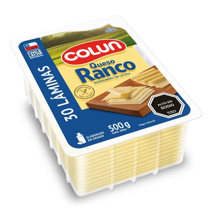 Queso Ranco Laminado 500 grs.