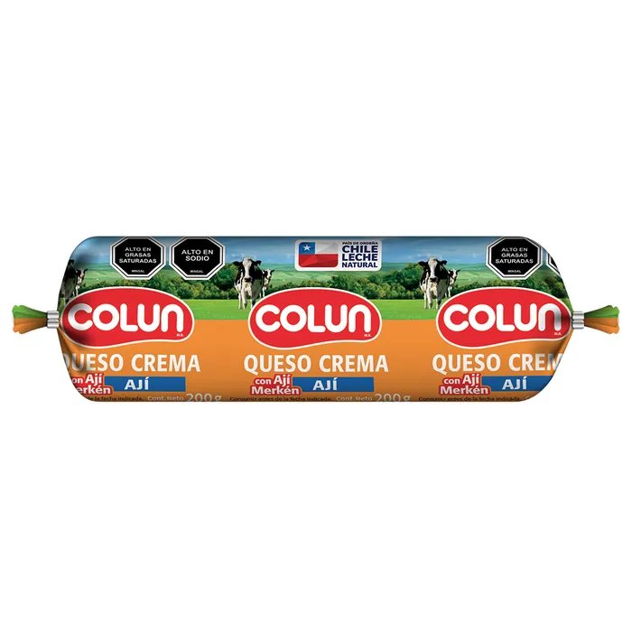 Queso Crema Colun Ají 200 grs.