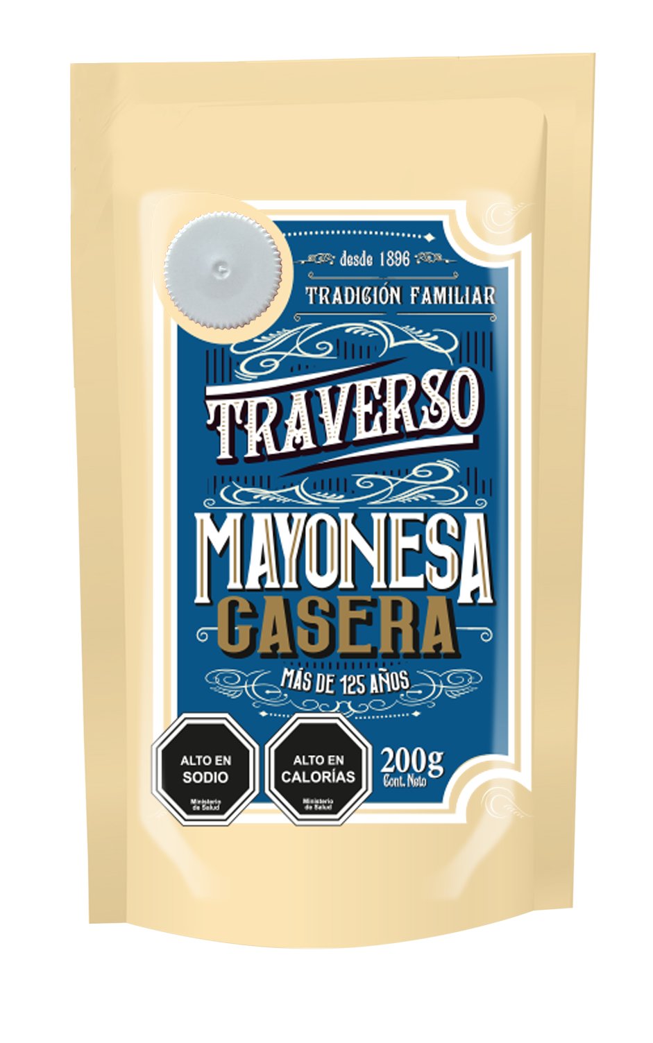 Mayonesa Casera Vintage Traverso 200 g