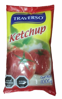 Ketchup Traverso Bolsa 1 kg.