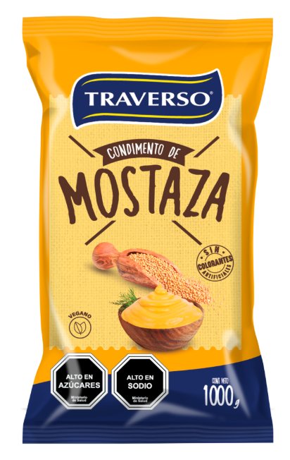 Mostaza Traverso Bolsa 1 kg
