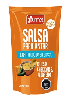 Salsa Cheddar Jalapeño Gourmet 200 g