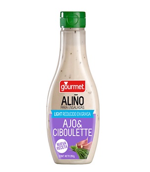 Salsa Aliño Ajo Ciboullete Gourmet 250 grs.