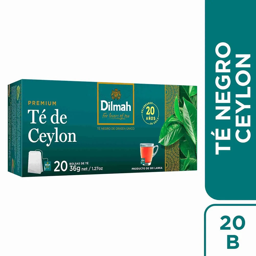 Té Dilmah Ceylon 20 un