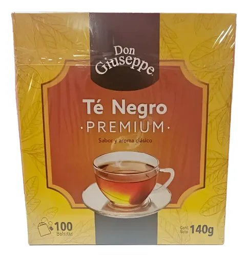 Té Negro Don Giseppe 100 unidades.