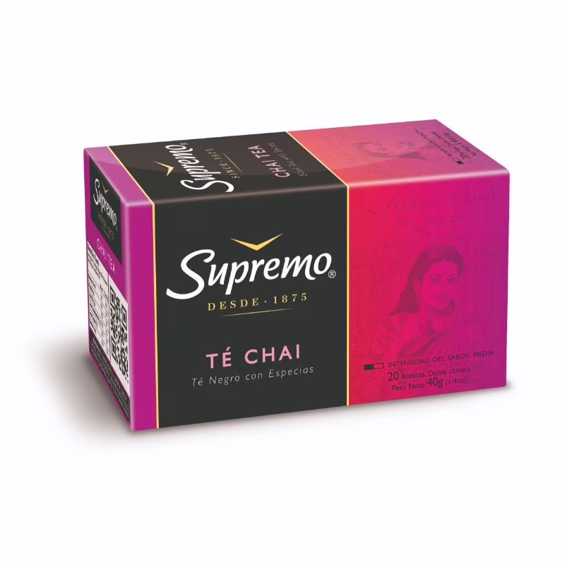 Té Chai Supremo 20 unidades.