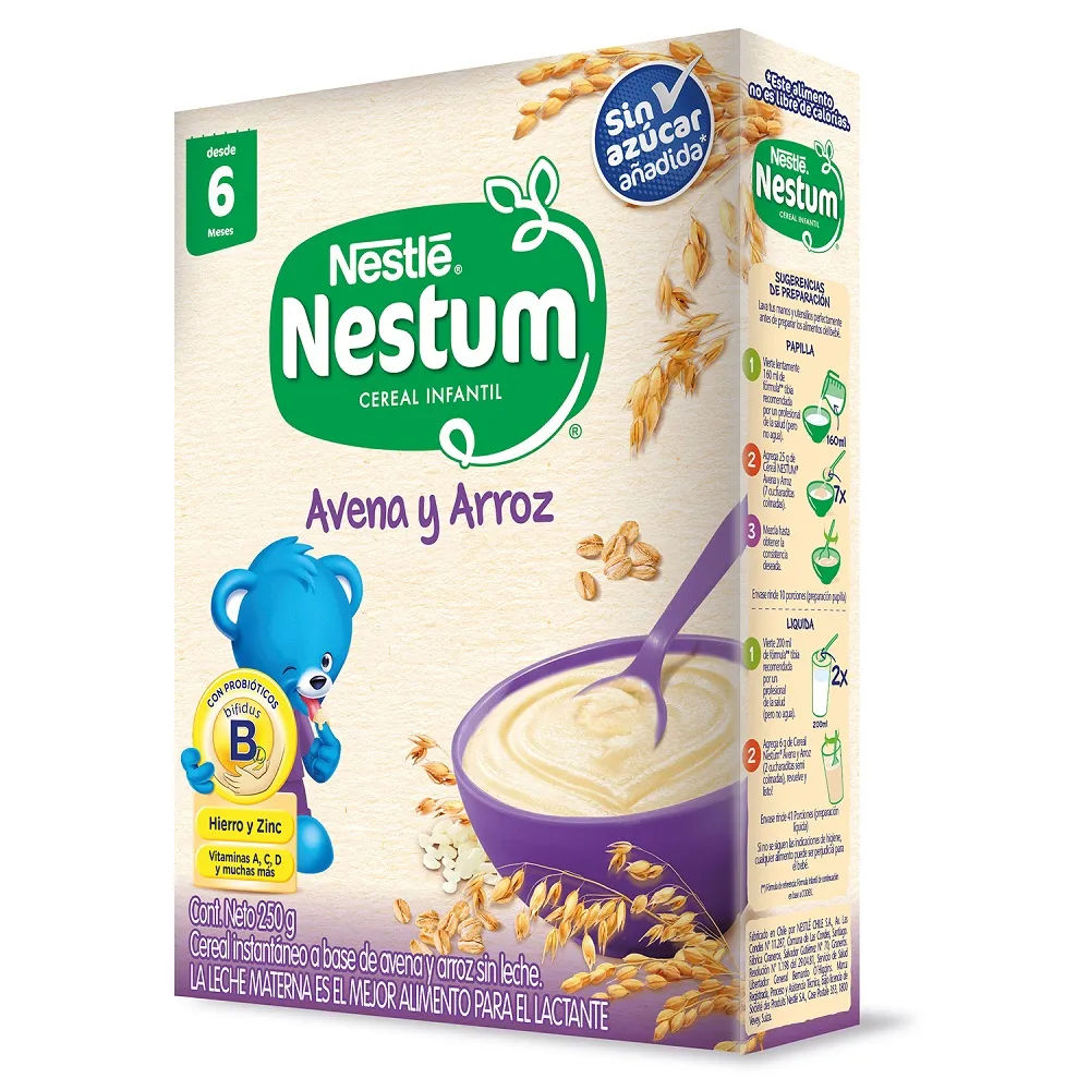 Nestum Probiótico Avena Arroz 250 grs.