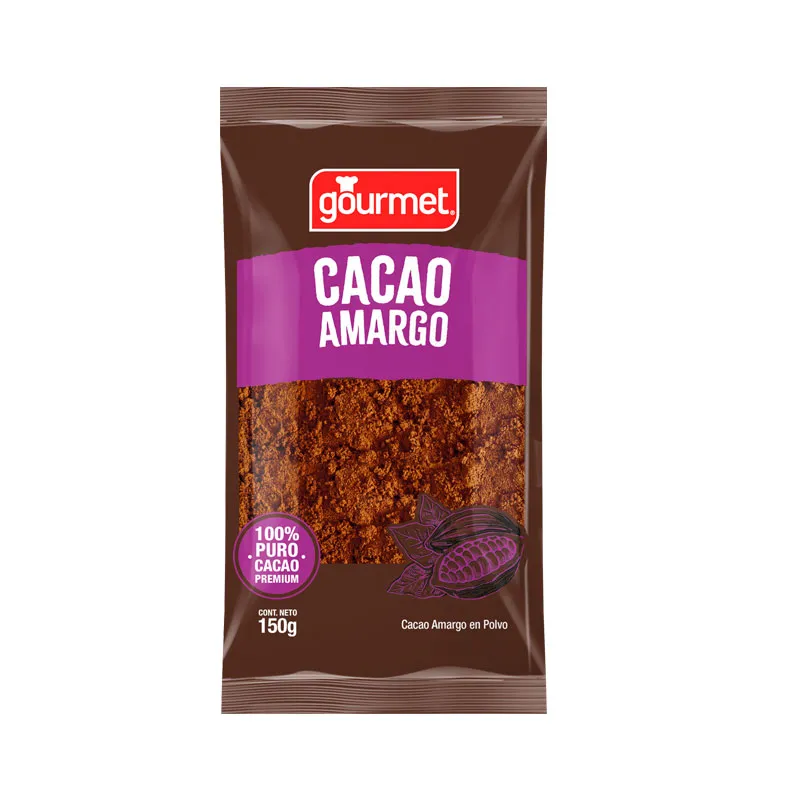 Cacao Amargo Gourmet 150 grs.