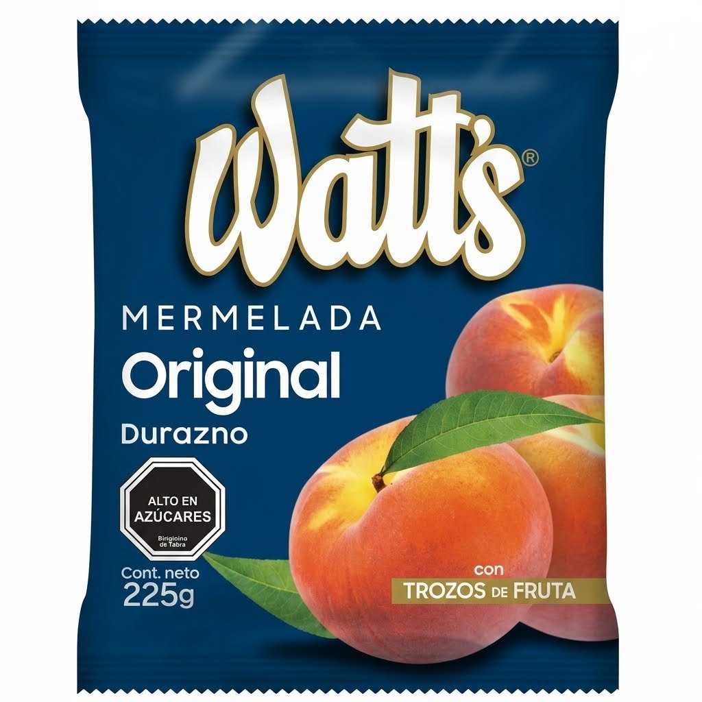 Mermelada Watts Durazno 225 grs.