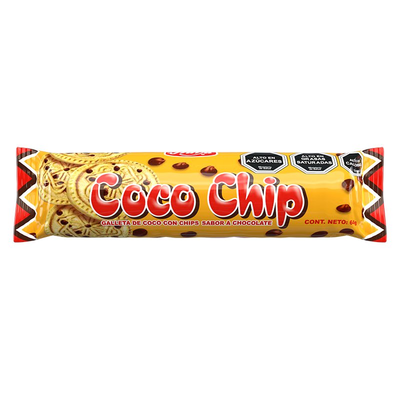 Galleta Coco Chips Fruna 64 grs.