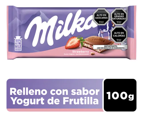 Chocolate Milka Frutilla 100 g