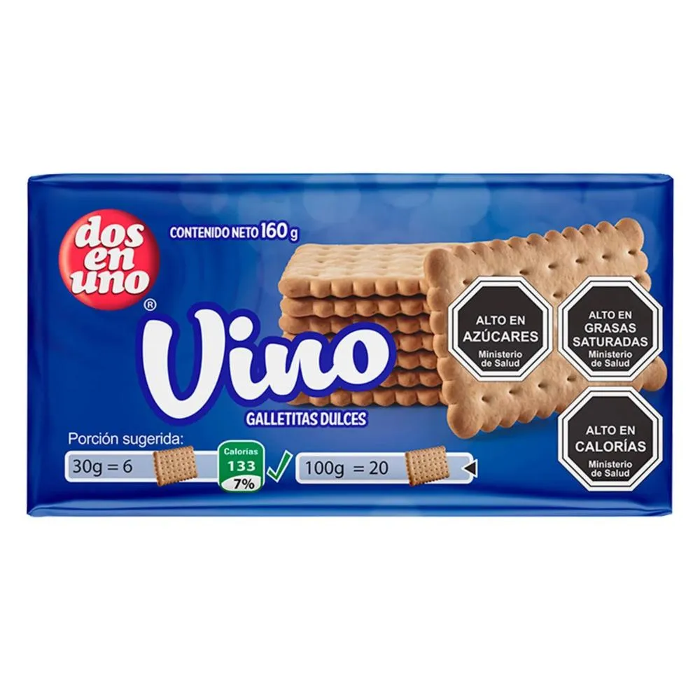 Galletas 2En1 Vino 160 grs.