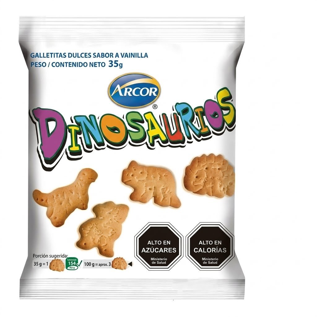 Galletas Mini Dinosaurio 35 grs.