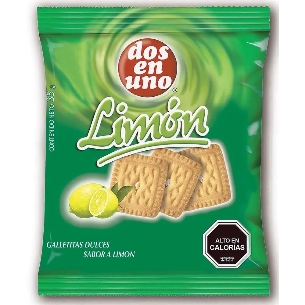 Galletas 2En1 Mini Limón 35 grs.