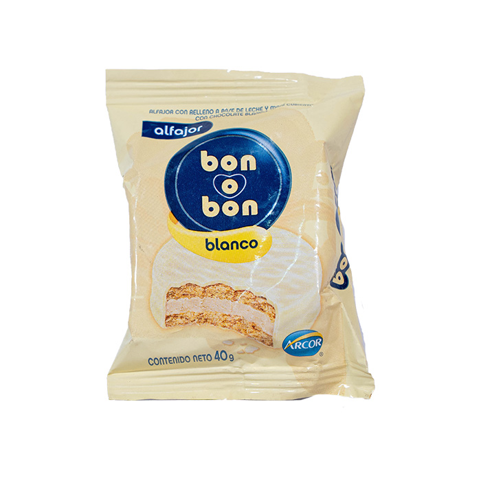 Alfajor Bon O Bon Blanco 40 g