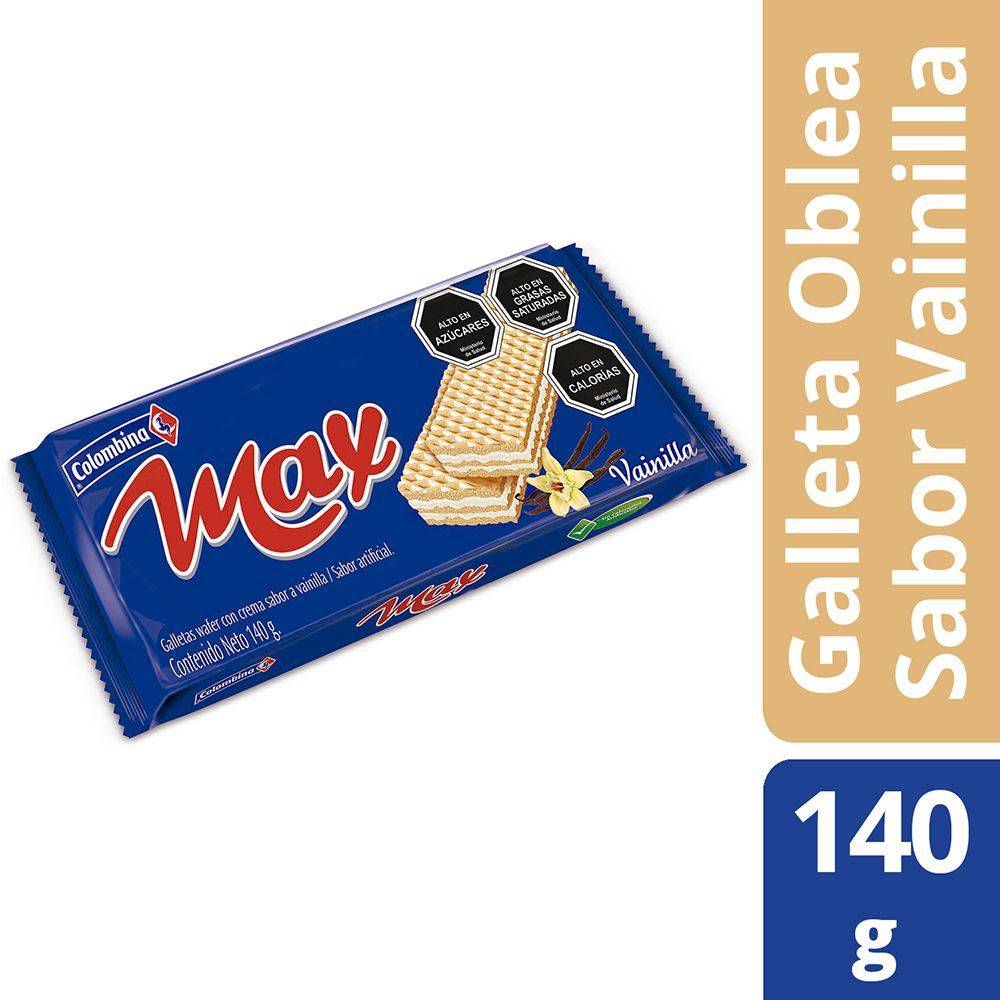 Galleta Max Vainilla 24 grs.