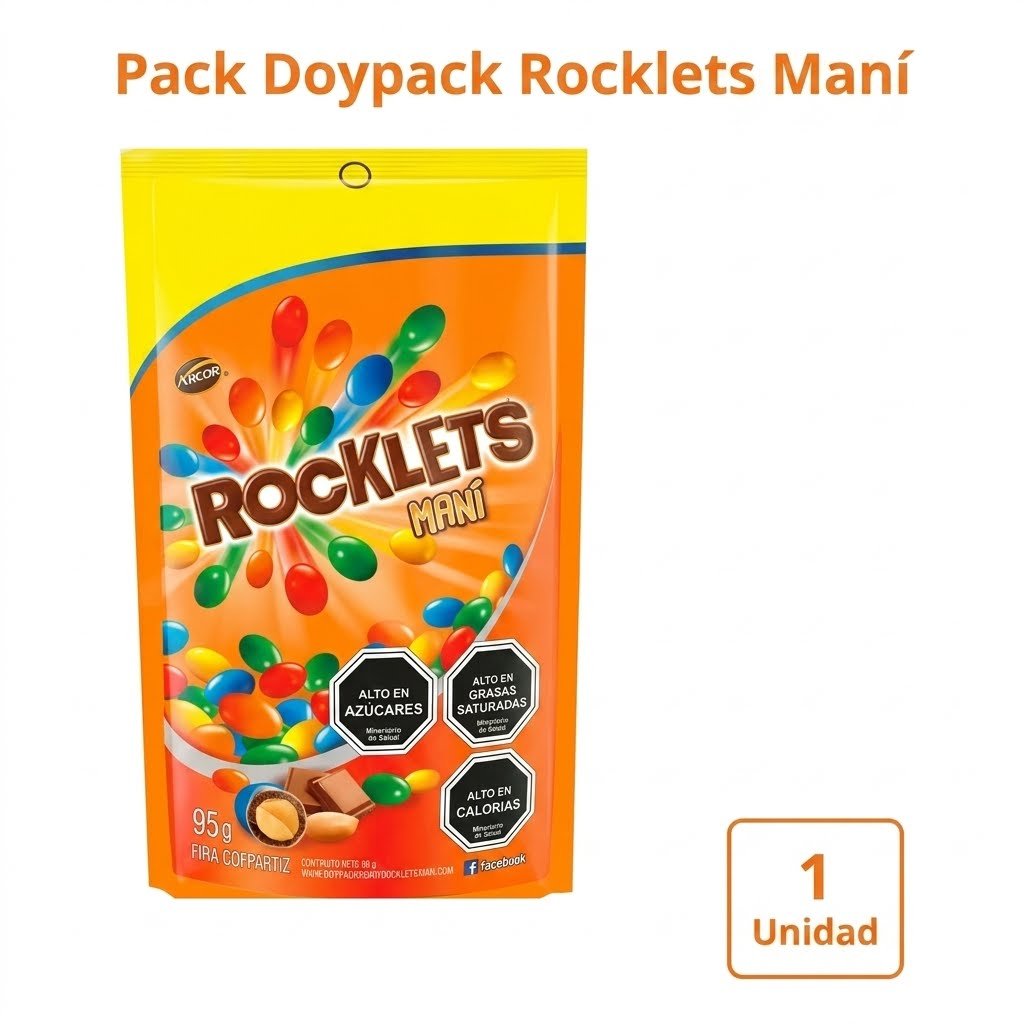 Rocklets Arcor Maní Doypack 95 g
