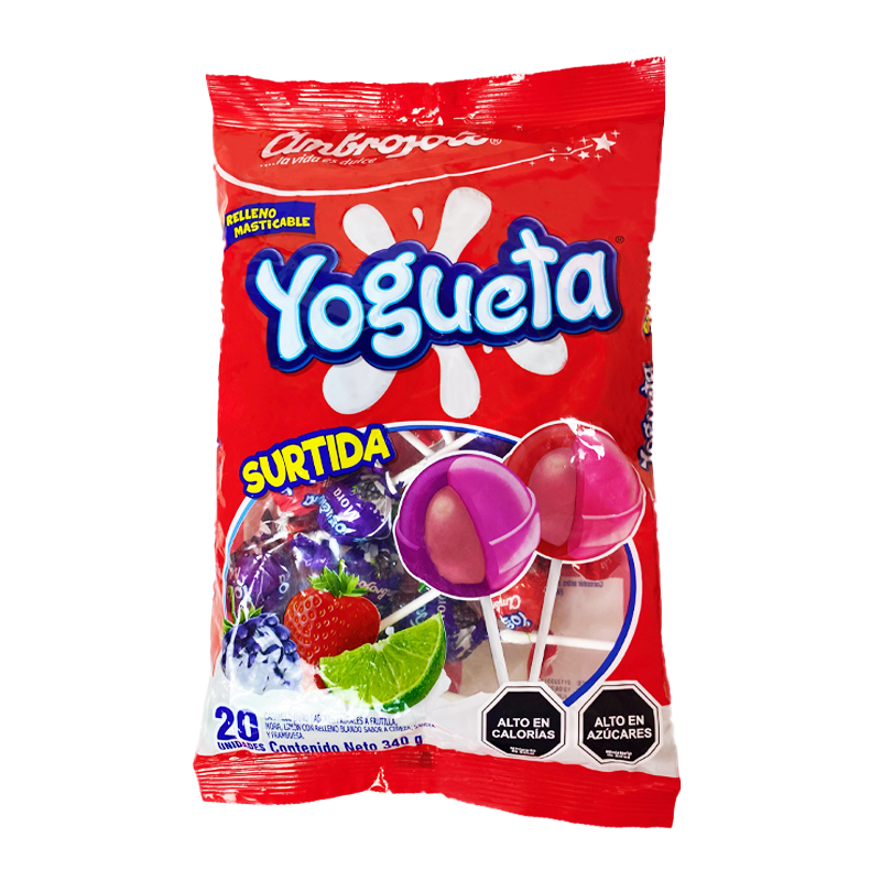 Yogueta Ambrosoli Surtida Frutal 17 g 20 un