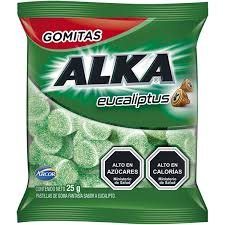 Alka Gomitas Eucaliptus Bolsa 25 g