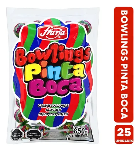 Chupete Fruna Bowling Pinta 25 un