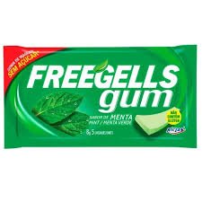 Chicle Freegells Menta 15 unidades.