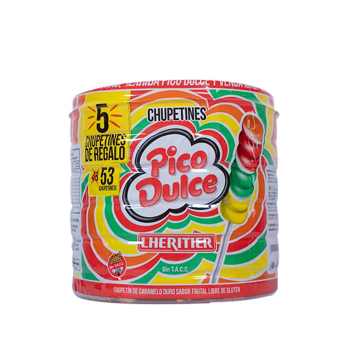 Chupete Pico Dulce 48 unidades.