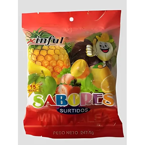 Jalea Mini Xinful Bolsa 50 unidades.