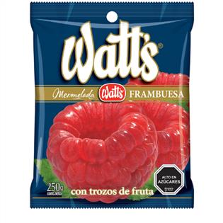 Mermelada Watts Frambuesa 225 grs.