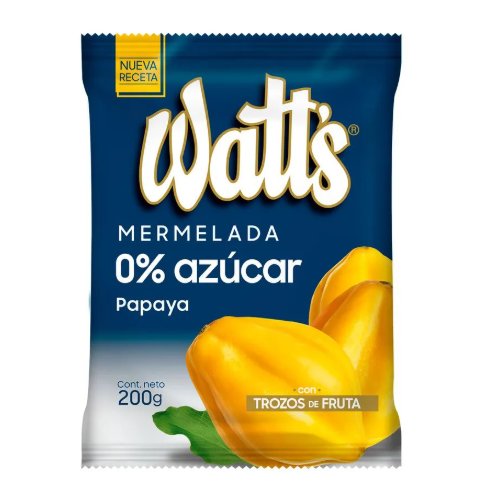 Mermelada Watts Papaya Sin Azúcar 200 g
