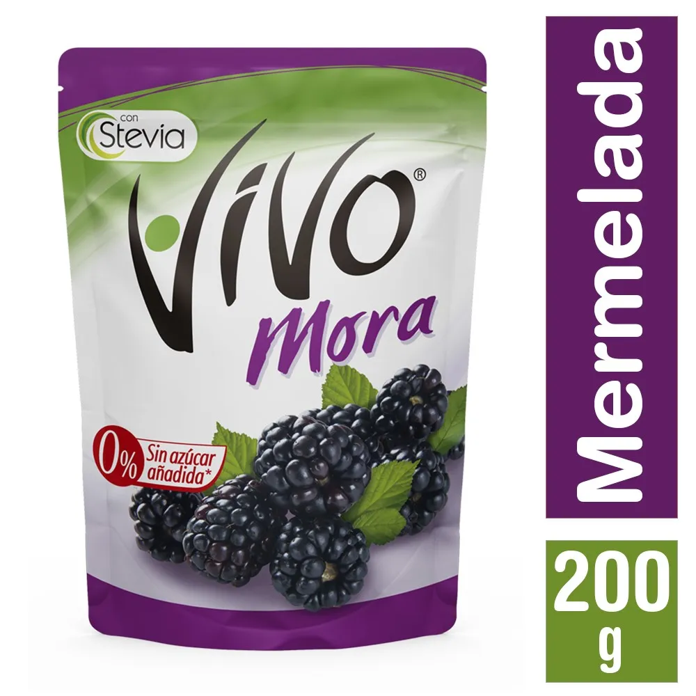 Mermelada Vivo Mora 200 g