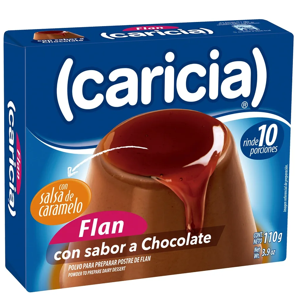 Flan Caricia Chocolate Caramelo 110 g
