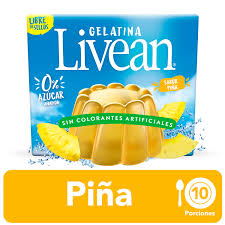 Gelatina Livean Piña 22 g
