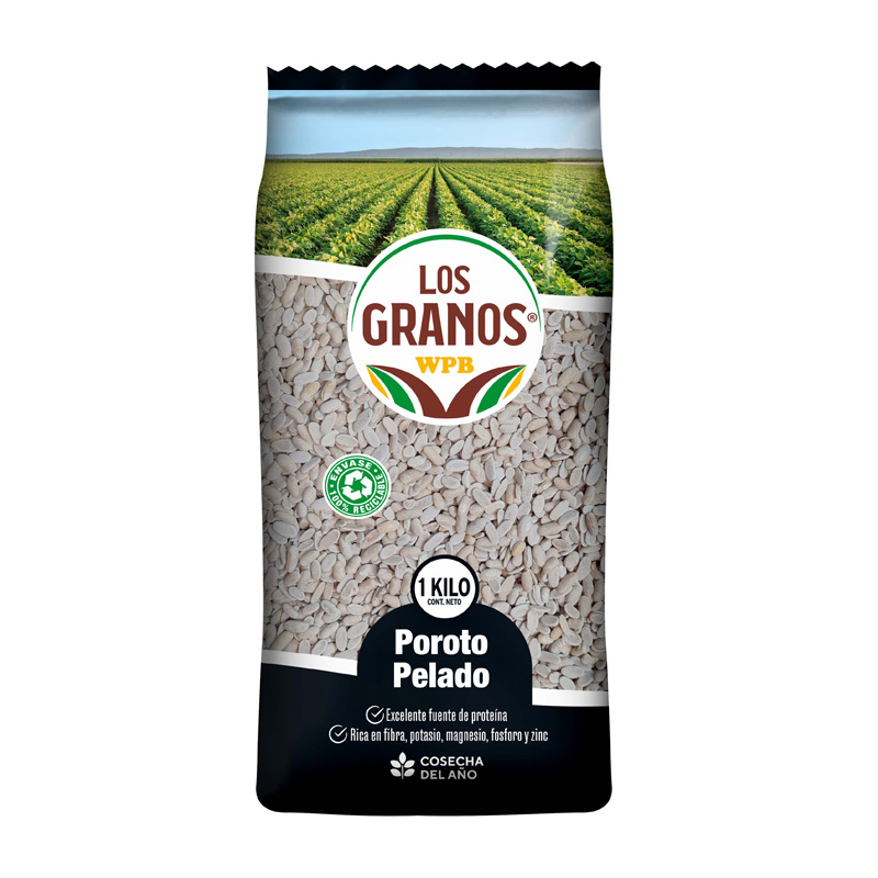 Poroto Pelado Los Granos 1 kg.