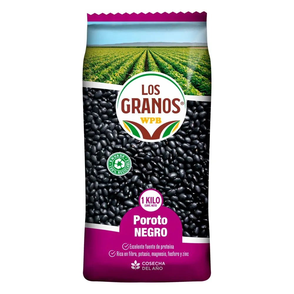 Poroto Negro Largogranos 1 kg.