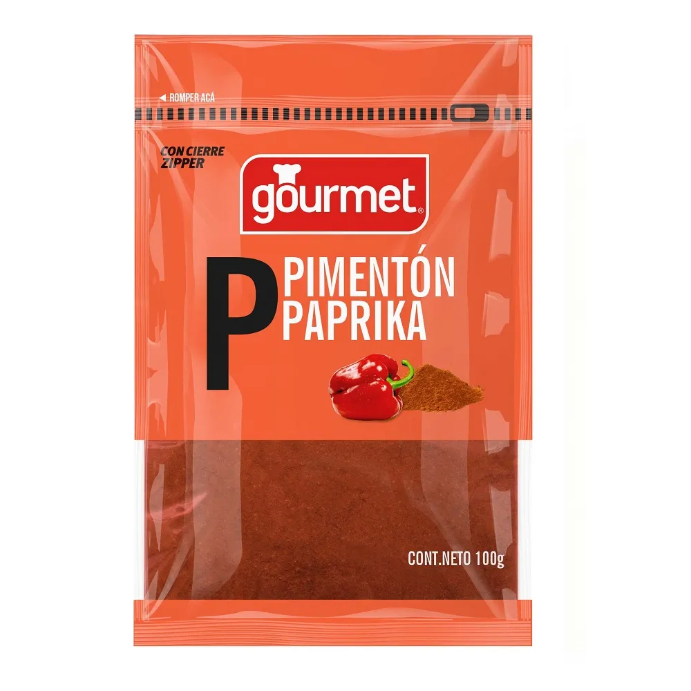 Condimento Gourmet Pimentón-Paprika 100 grs.