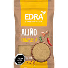 Condimento Edra Aliño Completo 15 unidades.