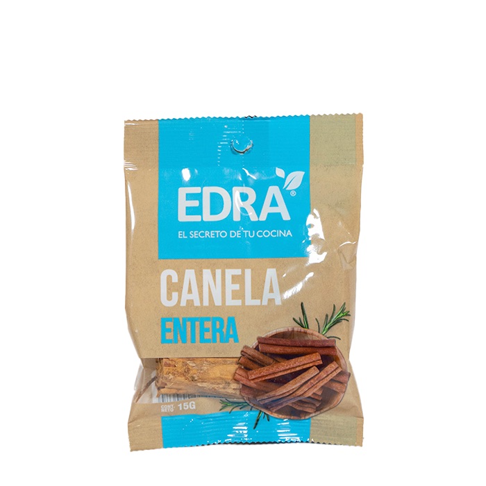 Condimento Edra Canela Entera 15 unidades.